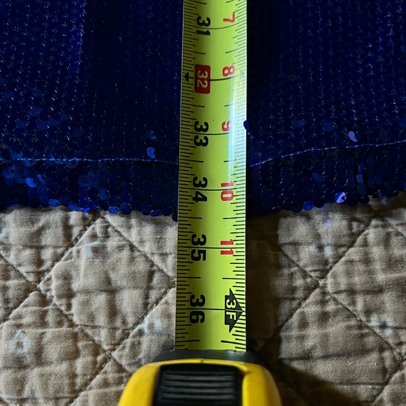 Allregra K royal blue sequin party/new years eve dress size M; like new - Picture 6 of 10